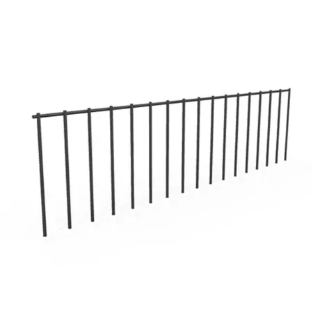 Dig Defense Small and Medium Pet Gates 32 in Black Powder Coated 10 Pack In Ground Fencing