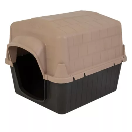 Aspen Pet Petbarn 3 Outdoor Polypropylene Dog Kennel 25 lbs to 50 lbs Dog Houses