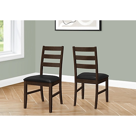 Monarch Specialties Transitional Dining Chair, Set of 2