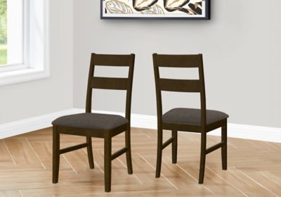 Monarch Specialties Slat Back Dining Chair, Set of 2