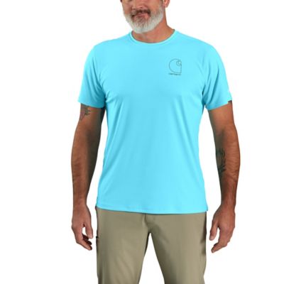 Carhartt Men's Force Sun Defender Lightweight Short-Sleeve Logo Graphic T-Shirt