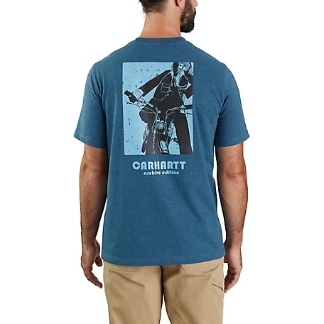 Carhartt Men's Loose Short-Sleeve Heavyweight Bike Graphic T-Shirt