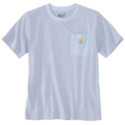 Carhartt Men's Relaxed Heavy Short-Sleeve Pocket Stripe Graphic T-Shirt