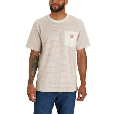 Carhartt Men's Relaxed Heavy Stripe Graphic Short-Sleeve Pocket T-Shirt