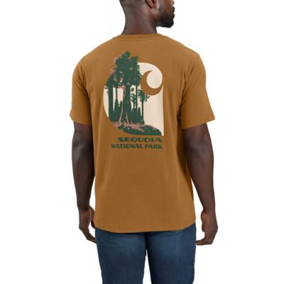 Carhartt Men's Relaxed Heavy Short-Sleeve Sequoia National Park Graphic T-Shirt