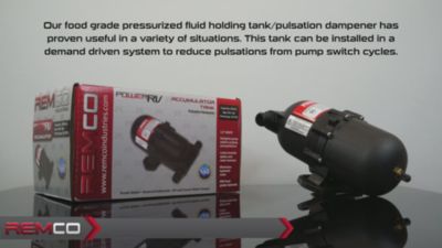 Image showing  Accumulator Tank/Pulsation Dampener, Max 125 PSI, 1/2 in. MNTP