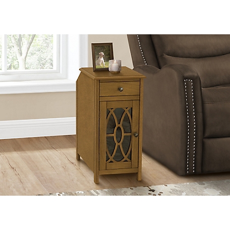 Monarch Specialties Traditional End Table With Drawer