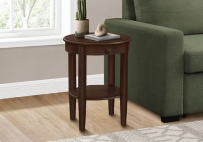 Monarch Specialties Transitional Round Side Table