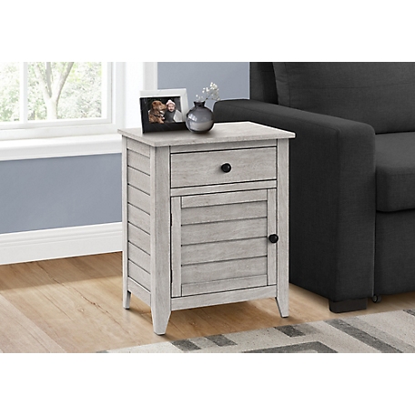 Monarch Specialties Transitional Accent Table With Storage