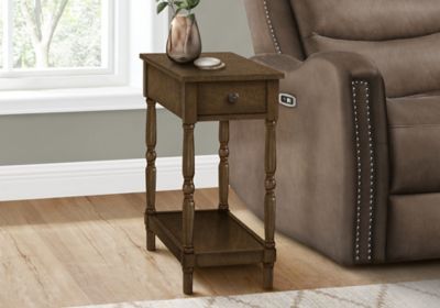 Monarch Specialties Transitional Side Table With Drawer