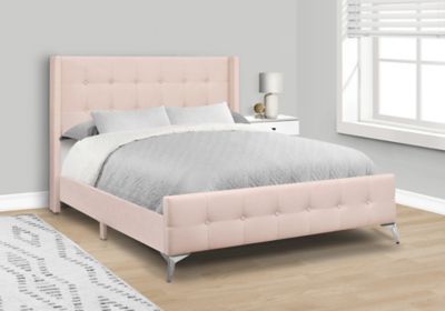 Monarch Specialties Transitional Tufted Bed