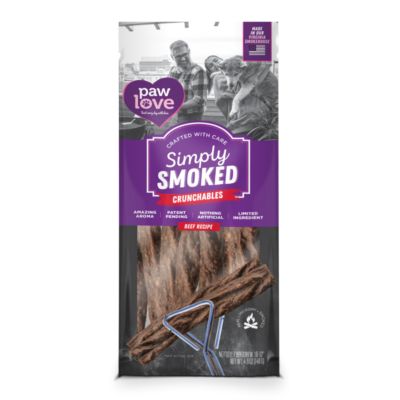 Paw Love 7 ct. Smoked Crunchable Sticks, Large