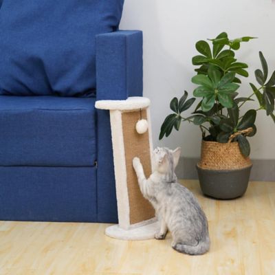 Image showing  Cat Sofa Corner Protector with Built-in Sisal Cat Scratcher, Scratching Pad - Protect Furniture(Pack of 2)