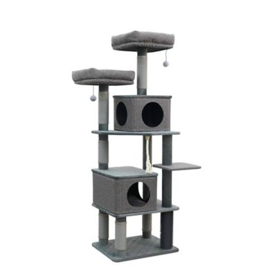 Catry 67 in. 6-Level Minimalistic Contemporary Cat Tree, Large, Stella