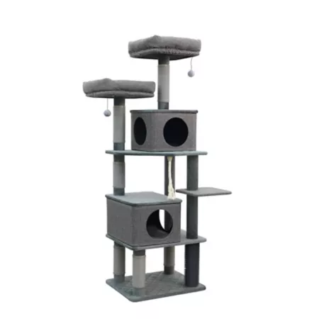 Catry 67" Large Contemporary Minimalist 6-Tier Cat Tree Stella Cat Trees & Condos