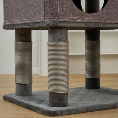 Image showing  67 in. 6-Level Minimalistic Contemporary Cat Tree, Large, Stella