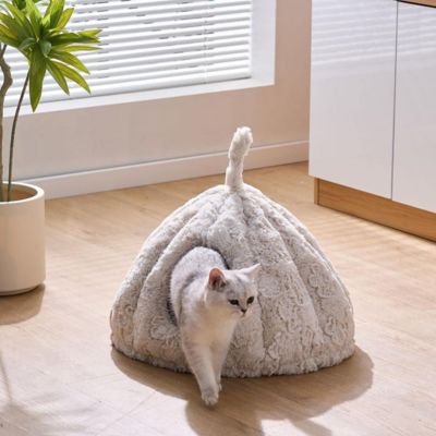 Image showing  Anxiety Calming Cat Bed - 12 in. H, Attachable, Medium, Rose Hut