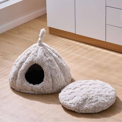 Image showing  Anxiety Calming Cat Bed - 12 in. H, Attachable, Medium, Rose Hut