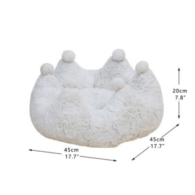 Image showing  Anxiety Calming Cat Bed - 8 in. H, Attachable, Medium, Rose Crown