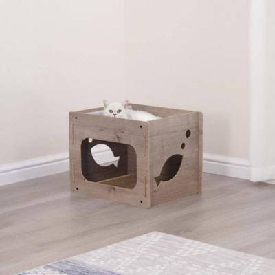 Image showing  Contemporary Minimalist Design Cat House - 14 in. H, Replaceable, Medium, Jodie