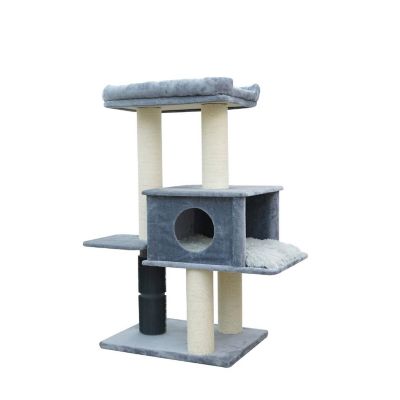 PetPals Modern Heavy-Duty Cat Tree - 57 in. H, 4 Level, Extra Large, Lulu