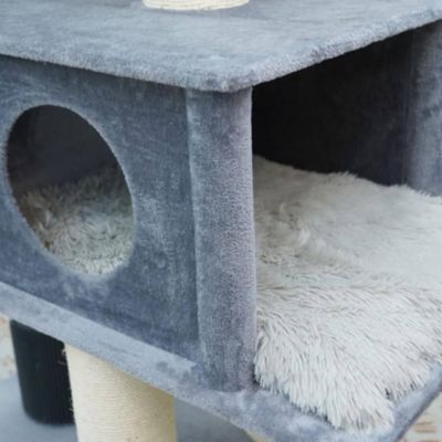 Image showing 6 th PetPals 57 in. 4-Level Modern Heavy-Duty Cat Tree, Extra Large, Lulu
