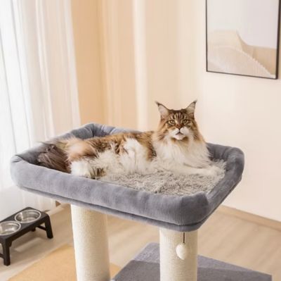 Image showing 11 th PetPals 57 in. 4-Level Modern Heavy-Duty Cat Tree, Extra Large, Lulu