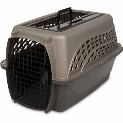 Petmate 2-Door Top-Load Pet Kennel, Up to 15 lb. Very nice pet carrier (holds an animal weighing up to 20 pounds); nice design; easy to assemble