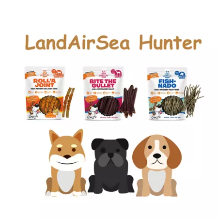 Chewer's Joy LandAirSea Hunter Bundle Dog Treats Dog Soft & Chewy Treats