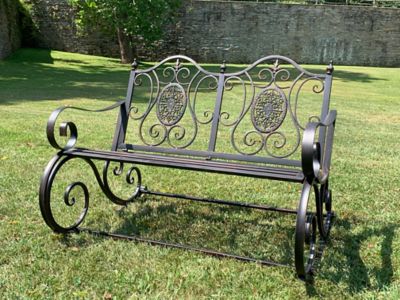 Image showing  47 in. Metal Rocking Bench