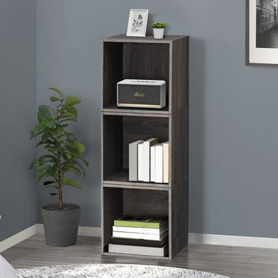 Image showing  Quub Open Wood Cabinet MDF Wood for Living Room, Bedroom