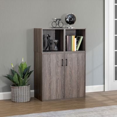 Image showing  Quub Two Door Space Saving Stackable Cabinet