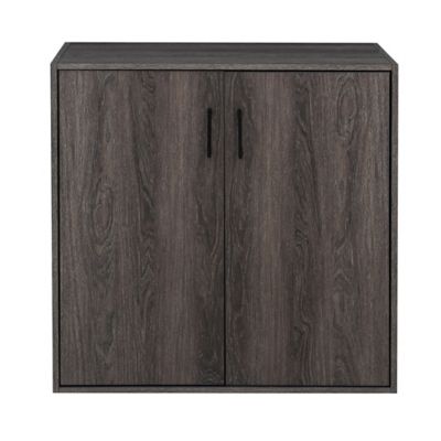 Image showing  Quub Two Door Space Saving Stackable Cabinet