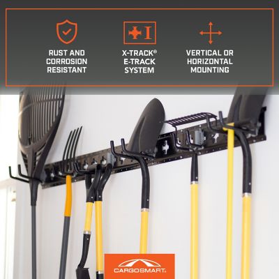 Image showing 7 th CargoSmart 60 in. X-Track Rail, Matte Black