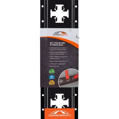 Image showing 9 th CargoSmart 60 in. X-Track Rail, Matte Black