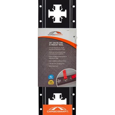 Image showing 9 th CargoSmart 24 in. X-Track Rail, Matte Black
