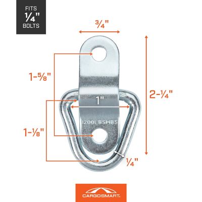 Image showing  400 lb. Bolt on D-Ring