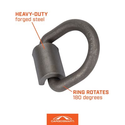 Image showing 6 th CargoSmart 6667 lb. Weld On Forged D-Ring