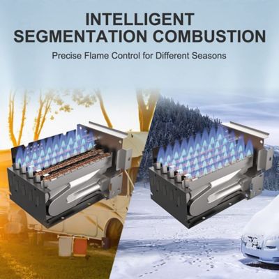 Image showing 2 th Camplux RE264 Plus 2.64 GPM 65,000 BTU RV Propane Tankless Water Heater, White