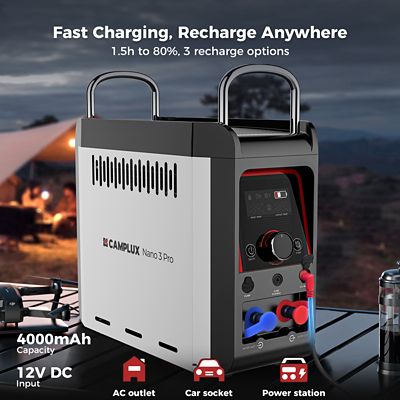Image showing 1 th Camplux Portable Propane Water Heater 0.8 GPM 20,500 BTU