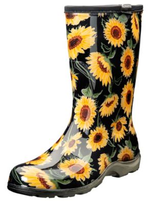 Sloggers Women's Sunflower Waterproof Garden Boots