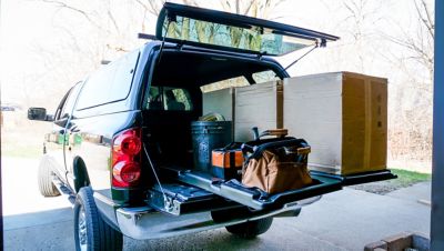 Image showing 9 th Truck Trolley Lightweight Truck Bed Roller Tray System, 300 lb. Capacity