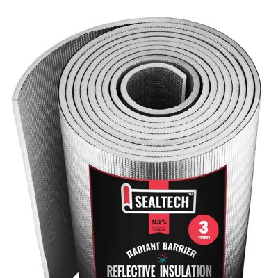 SEALTECH Heavy-Duty 16 in. x 125 ft. 3mm Thick Reflective Insulation Roll For Soundproofing Thermal Shield Use
