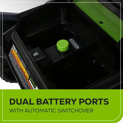 Image showing 5 th Greenworks 22 in. 60V Single-Stage Cordless Snow Blower, Battery and Charger Included