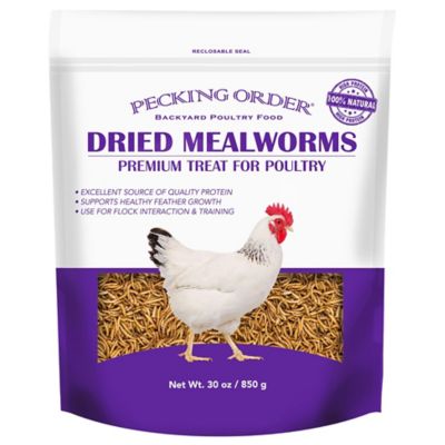 Pecking Order Dried Mealworms, 30 oz.