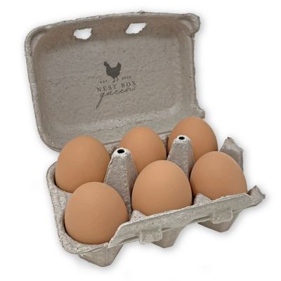 Nest Box Queen Ceramic Nest Eggs, 6 pk.