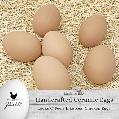 Image showing  Ceramic Nest Eggs, 6 pk.