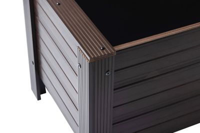 Image showing 4 th New Age Pet ECOFLEX Rectangular Planter, 48 in., Walnut