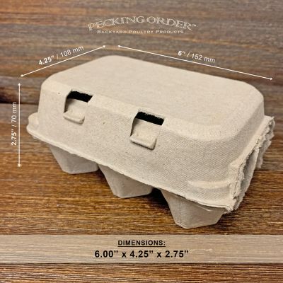 Image showing  6-Egg Paper Egg Cartons, 24 pk.