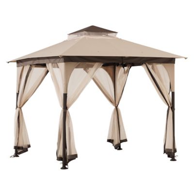 Image showing  Steel Gazebo with Softtop Roof